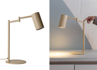 Lampe de bureau articulée beige ou bordeaux - Bilbao It's About Romi
