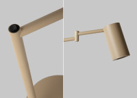 Lampe de bureau articulée beige ou bordeaux - Bilbao It's About Romi