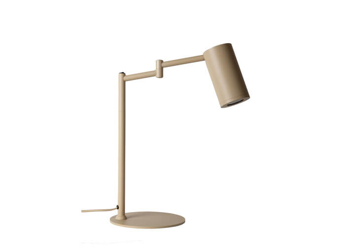 Lampe de bureau articulée beige ou bordeaux -...