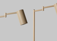 Lampadaire articulé design beige ou bordeaux Bilbao - It's About Romi