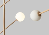 Lampadaire design beige vert ou bordeaux Copenhagen - It's About Romi