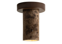 Plafonnier en marbre blanc sable marron Tivoli - It's About Romi