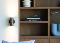 Applique moderne en marbre blanc sable marron Tivoli - It's About Romi