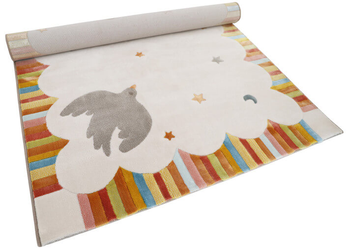 Tapis enfant original motif oiseaux - Dancing...