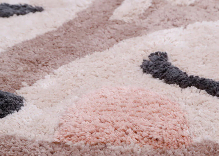Tapis enfant coton lavable petit faon Little...