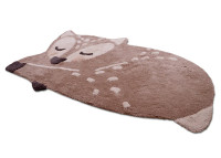 Tapis enfant coton lavable petit faon Little Deer par Nattiot
