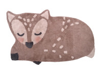 Tapis enfant coton lavable petit faon Little Deer par Nattiot