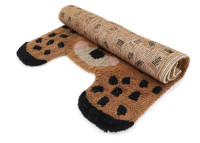 Tapis enfant coton lavable motif guépard 65x125 Little Cheetah par Nattiot