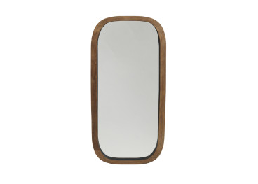 Miroir design contour en bois H100 ou H160 Lyre - Maison Yak