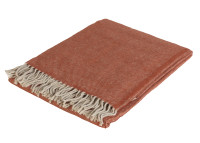 Plaid doux et chaud terracotta marron kaki ou taupe par Maison Yak