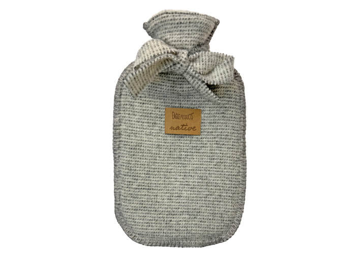 Bouillotte Eagle Products Curt gris en laine vierge mérinos