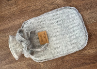 Bouillotte Curt en laine mérinos grise Eagle Products