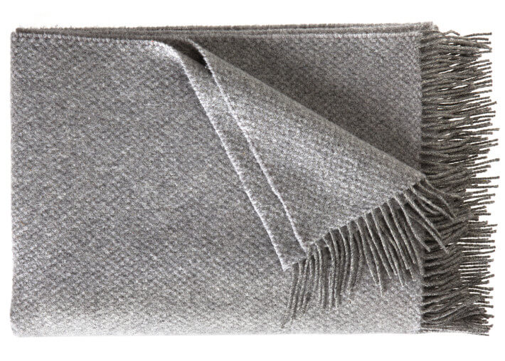 Plaid Konrad en laine mérinos – 3 coloris –...