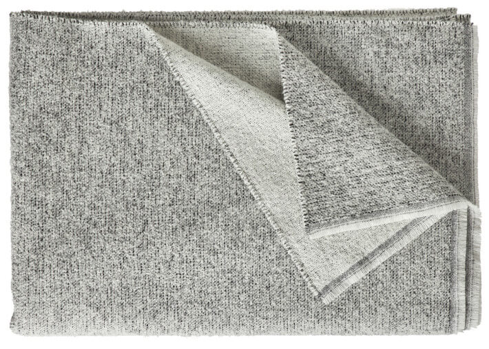 Plaid Malta en laine mérinos gris clair – Eagle Products