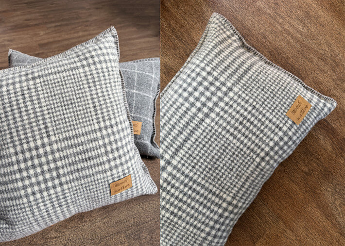 Coussin Arthur en laine mérinos vierge – 2...