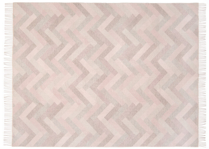 Plaid Vienna en cachemire et laine  rose – Eagle Products
