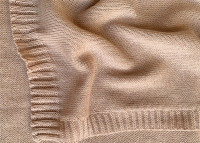 Plaid Emma taupe enfant 85 x 110 cm