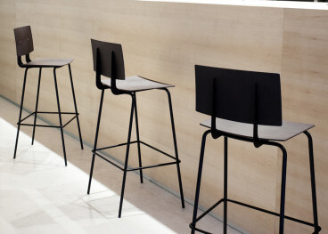 Tabouret de bar Don Ondarreta en phénolique – vue principale