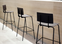 Tabouret de bar Don Ondarreta en phénolique – vue principale