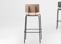 Tabouret Don H75 en phénolique – vue de dos