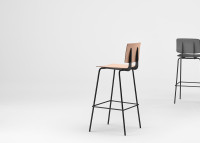 Tabouret Don H65 en phénolique – vue de profil