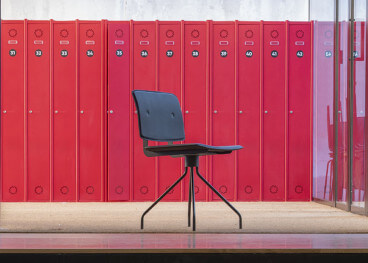 Chaise de bureau pivotante en tissu ou cuir - Don par...