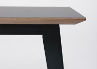 Table haute design de qualité en bois 4 tailles H100cm Don Ondarreta