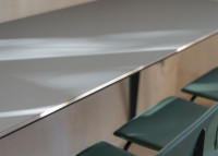 Table haute design de qualité en bois 4 tailles H100cm Don Ondarreta