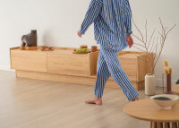 Meuble tv design en bois massif - options diverses - Raum Szyszka Design