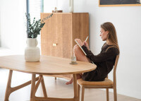 Commode 2 portes en bois de chêne - Pino par Szyszka Design