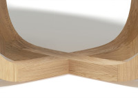 Table ronde en chêne naturel 3 tailles Lup par Szyszka Design