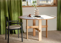 Table de repas ronde en chêne  3 tailles - Olio par Szyszka Design