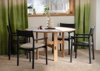 Table de repas ronde en chêne  3 tailles - Olio par Szyszka Design