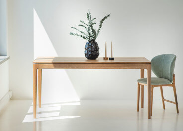 Table design en chêne 8 tailles - Filo par Szyszka Design