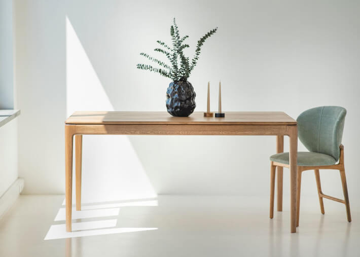 Table design en chêne 8 tailles - Filo par...