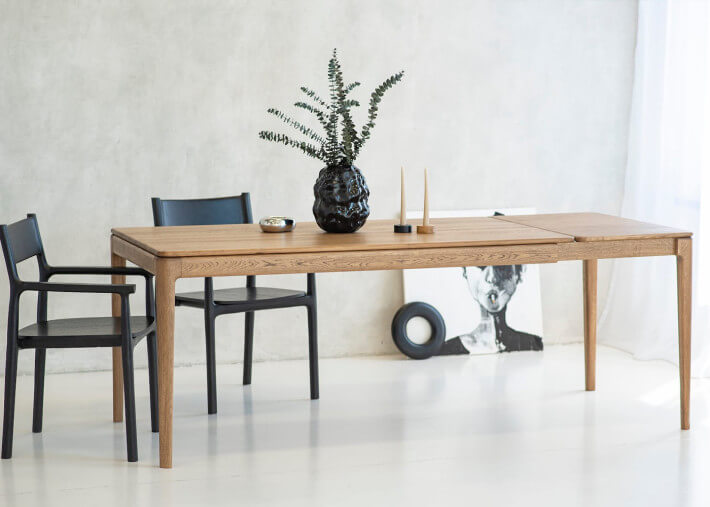 Table de repas extensible en chêne 8 tailles...