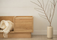 Meuble tv design en bois massif - options diverses - Raum Szyszka Design