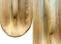 Applique design et orignale en bois de chêne - Imelo par Szyszka Design