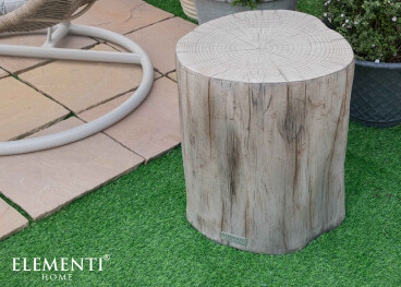 Table d'appoint imitation tronc de bois - Daintree par...