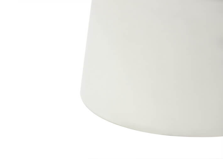 Table d'appoint ronde grise noire crème - Kylix...