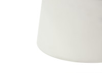 Table d'appoint ronde grise noire crème - Kylix par Elementi