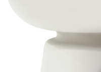 Table d'appoint ronde grise noire crème - Kylix par Elementi