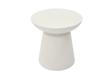 Table d'appoint ronde grise noire crème - Kylix par Elementi 2