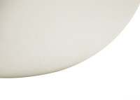 Table basse en béton fibré blanc crème 2 tailles - Chronos pat Elementi