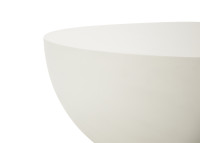 Table basse en béton fibré blanc crème 2 tailles - Chronos pat Elementi