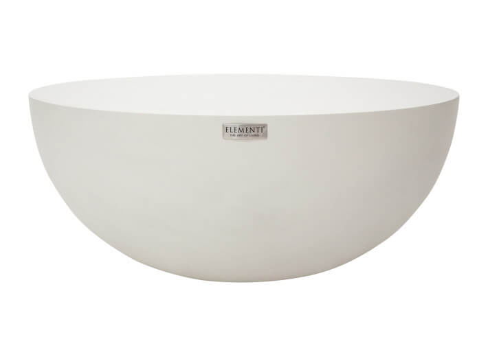 Table basse en béton fibré blanc crème 2...