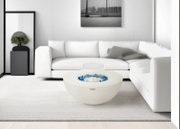Table basse en béton avec foyer bioéthanol 3 coloris - Roca par Elementi