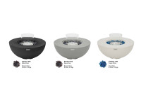 Table basse en béton avec foyer bioéthanol 3 coloris - Roca par Elementi