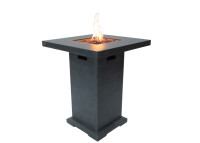 Table de bar originale avec braséro à gaz intégré - Montreal Elementi