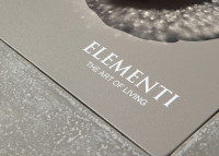 Table basse en béton avec braséro à gaz intégré - Monte Carlo Elementi